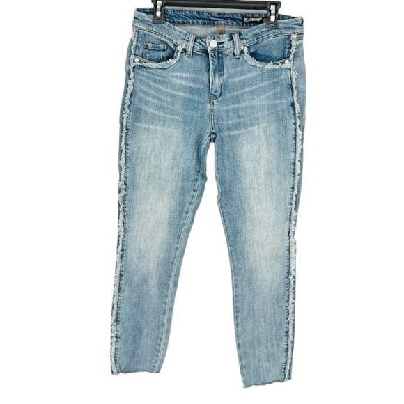 BLANK NYC Fringe Jeans‎ Raw Hem - Picture 1 of 12